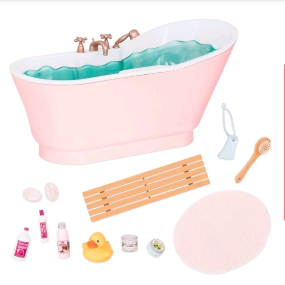 Our Generation Other - Our Generation Bath & Bubbles Bathtub Accessory Set For 18" Dolls